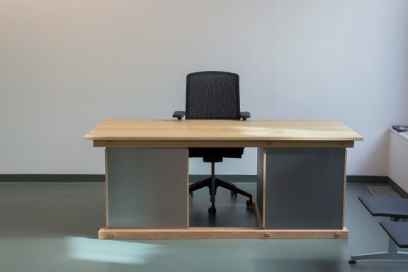 smaller museum desk sliding door variation middle open