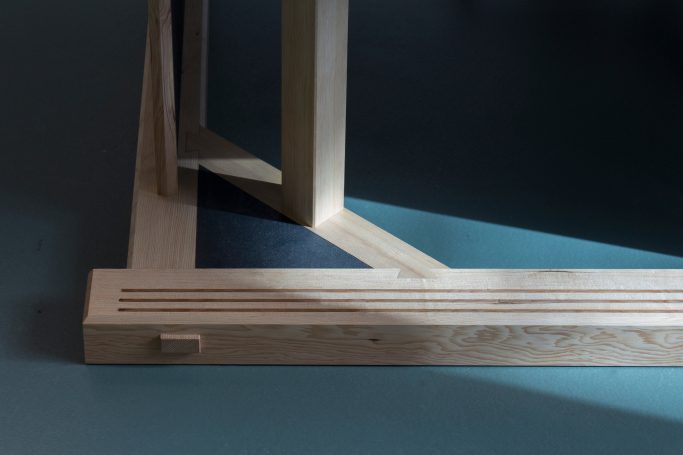 smaller museum desk joinery details
